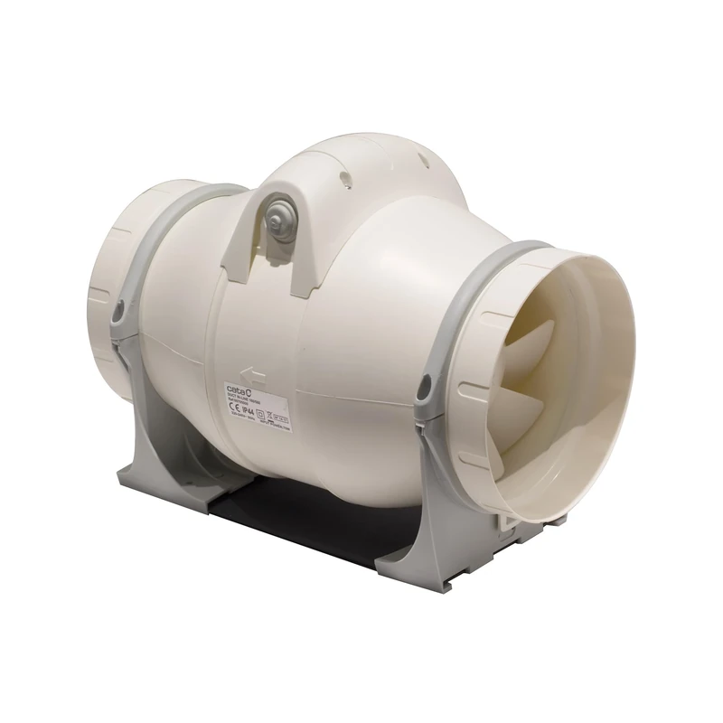 CATA Helicocentrifugal Extruder Model Duct IN-Line 160/560 High Performance Extractor Fan with Low Noise Level Fan with 2 Speed Levels Energy Class B - Image 1