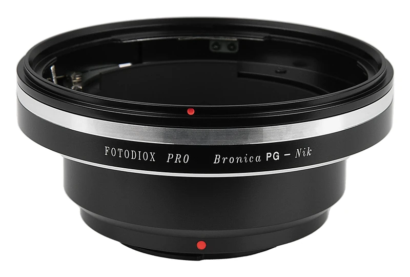 Fotodiox Pro Lens Mount Adapter, for Bronica GS (GS-1) PG lens to Nikon F-Mount DSLR Cameras