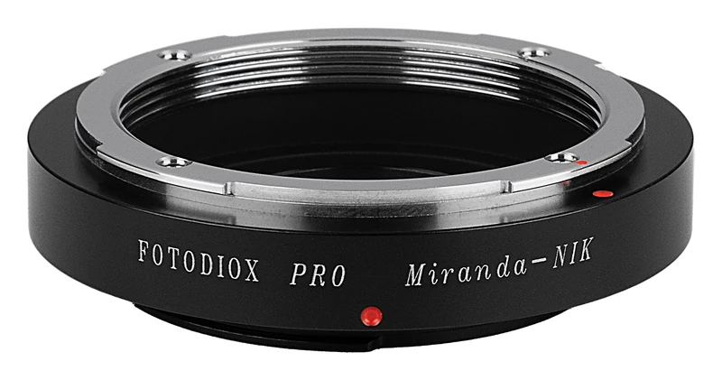 Fotodiox Pro Lens Mount Adapter, for Miranda lens to Nikon F-Mount DSLR Cameras