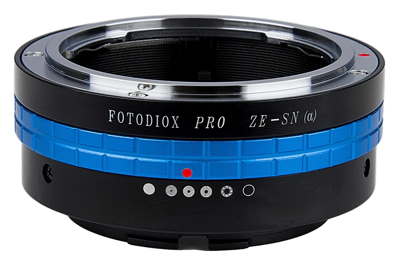 Fotodiox Pro Lens Mount Adapter, for Mamiya ZE (35mm) lens to Sony Alpha DSLR Cameras