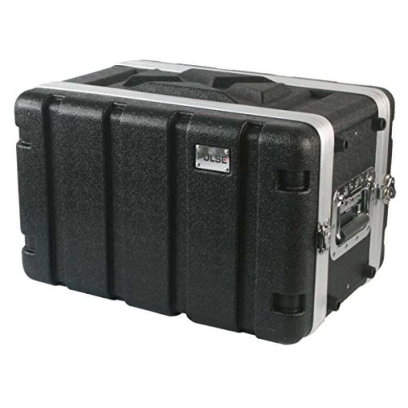 PULSE 19" Rack ABS Flight Case, 6U Short Depth 8" | Durable ABS & Aluminium Construction with Gasket-Sealed Lids – ABS-6US