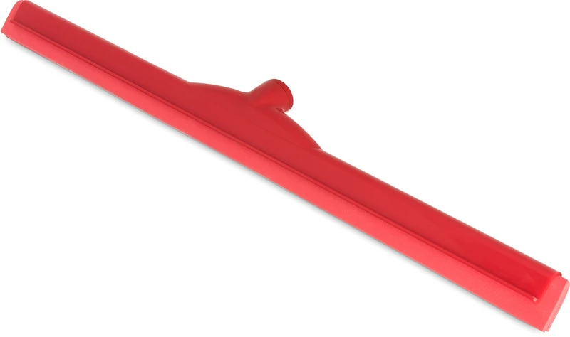 Carlisle 4156805 Spectrum Double Foam Rubber Floor Squeegee, 24" Width, Red (Case of 6)