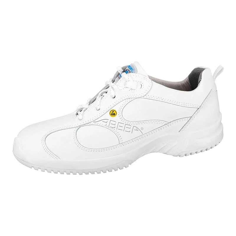 Abeba 36750-45 Size 45 "Uni6" ESD-Occupational Low Shoe - White