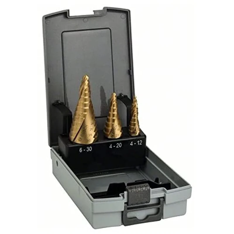 Bosch 2608587432 4/12/4/20/6/31 mm 9-Step HSS-TiN Drill Bit Set