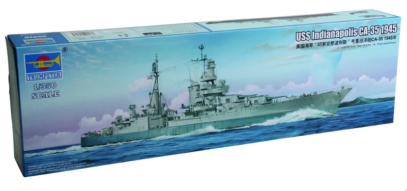 Trumpeter 1:350 - USS Indianapolis CA-35 (1945)