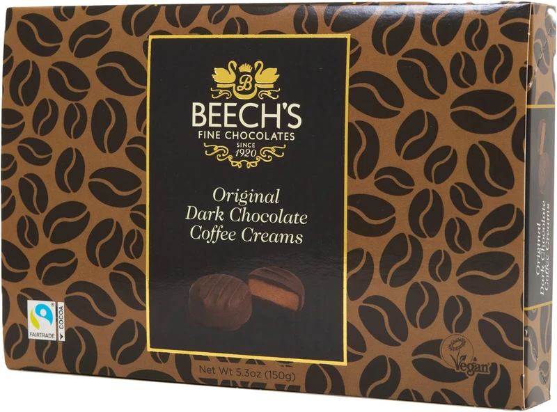 Beech's Dark Coffee Creams, 150g - Rich Chocolate Coffee Centres