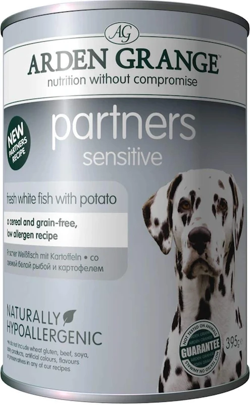 Arden Grange Partners Sensitive Ocean White Fish Wet Dog Food