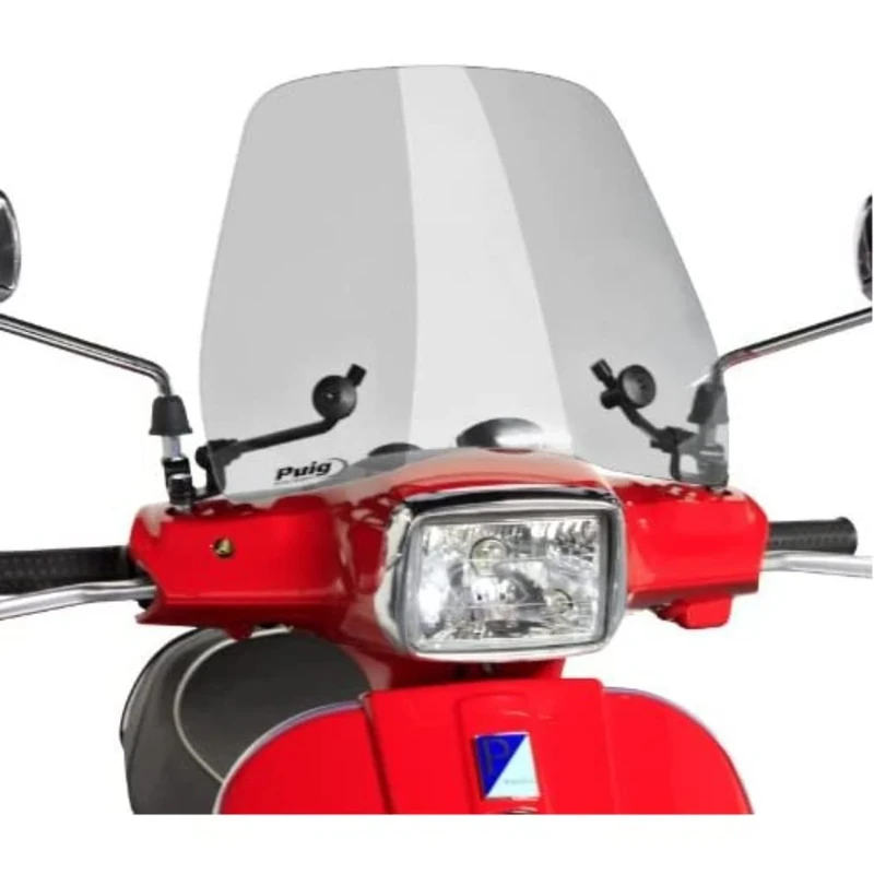 Windscreen Puig 5844H Model Traffic Vespa S 2008 Onwards Clear/Smoke