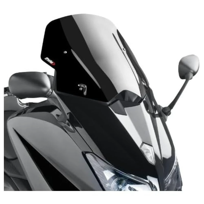 Puig 6036N Windshield V-Tech Line Sport for Yamaha T-MAX 530 12'-16', Black