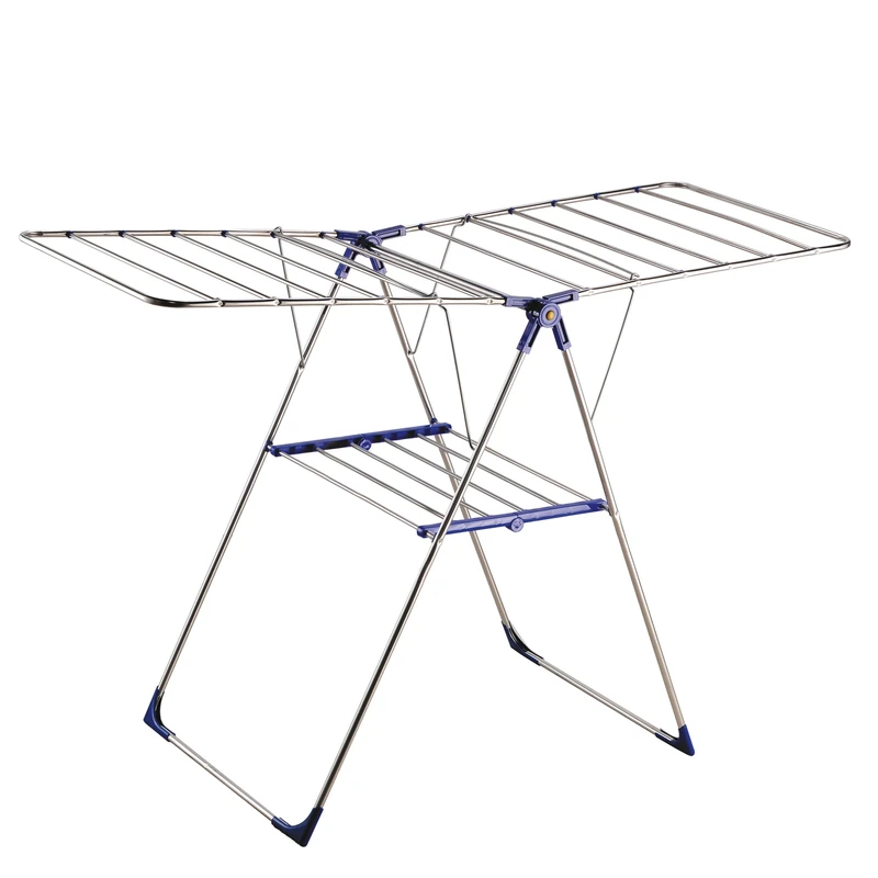 MSV Wing Washers of Stainless Steel/Pp, Silver/Blue, 61 x 96 x 144 cm - Image 1