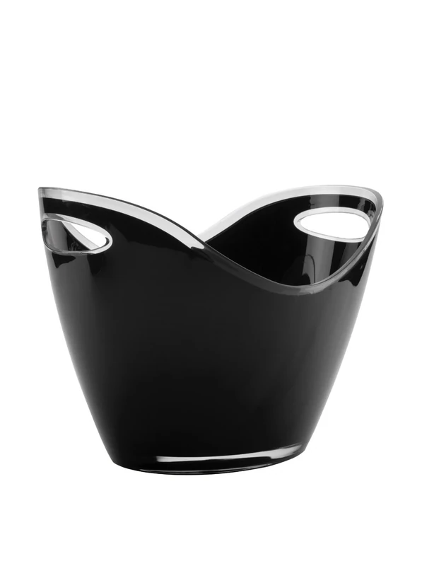 LACOR Acrylic Two Hand Big Wine Cooler, Black