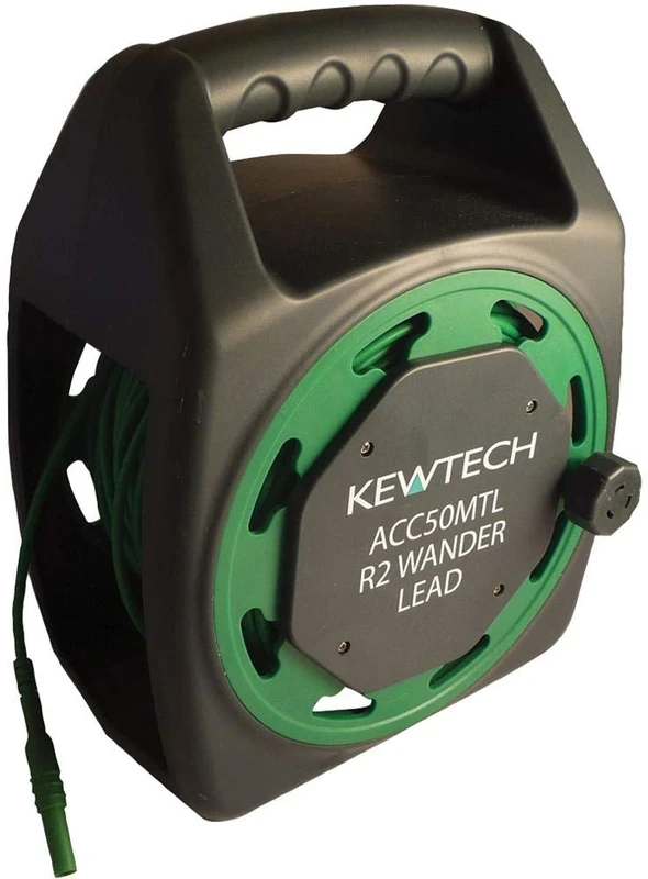 Kewtech ACC50MTL Test Lead Extension Reel, 50 m black