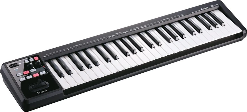 Roland A-49 Midi Keyboard Controller, 49 Full-Size Keys - Black
