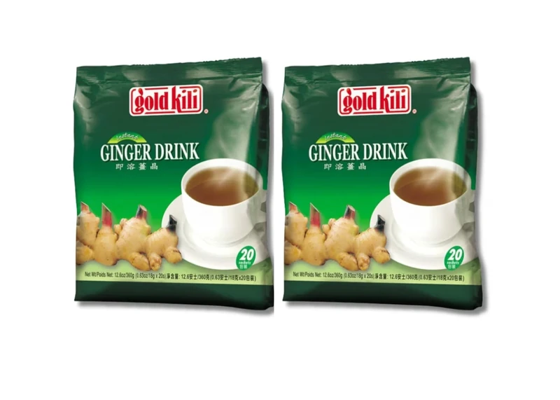 Ginger Drink by Gold Kili, 40 Sachet Total (2 Packs of 20 Sachets)