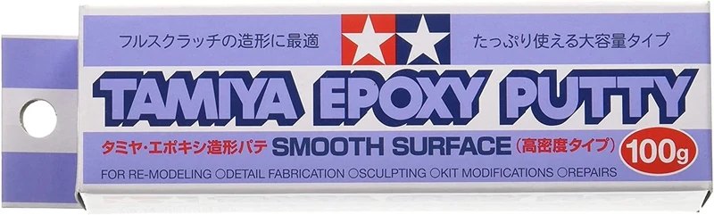 Tamiya 87145 Epoxy Molding Putty 100g - High Density, Smooth Finish