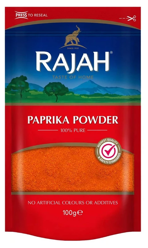 Rajah Spices Paprika Powder | Paprika | Ground Paprika | (100g)