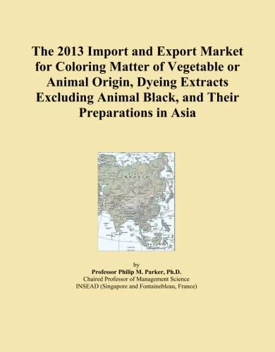 The 2013 Import and Export Market for Coloring Matter of Vegetable or Animal Origin, Dyeing Extracts Excluding Animal Black, and Their Preparations in Asia