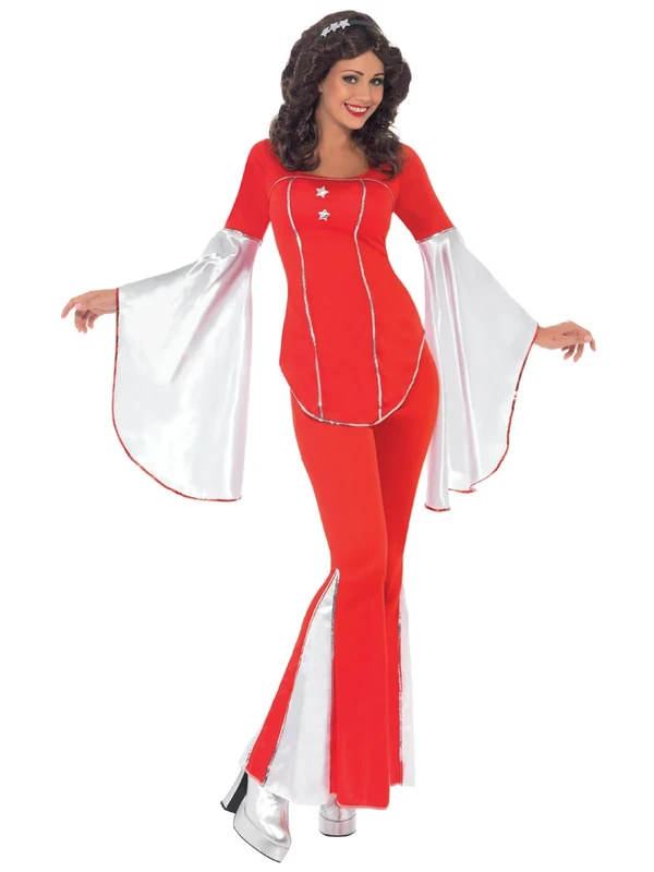 Smiffys Super Trooper Costume, Red, L - UK Size 16-18