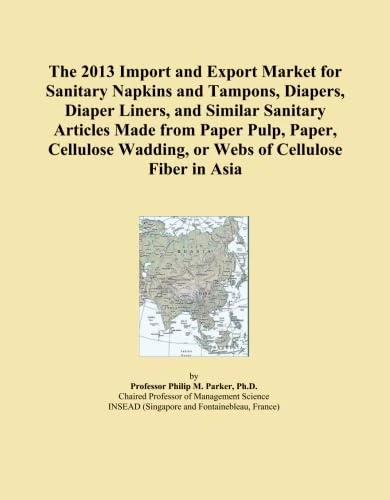 The 2013 Import and Export Market for Sanitary Napkins and Tampons, Diapers, Diaper Liners, and Similar Sanitary Articles Made from Paper Pulp, Paper, ... Wadding, or Webs of Cellulose Fiber in Asia