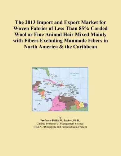 The 2013 Import and Export Market for Woven Fabrics of Less Than 85% Carded Wool or Fine Animal Hair Mixed Mainly with Fibers Excluding Manmade Fibers in North America & the Caribbean