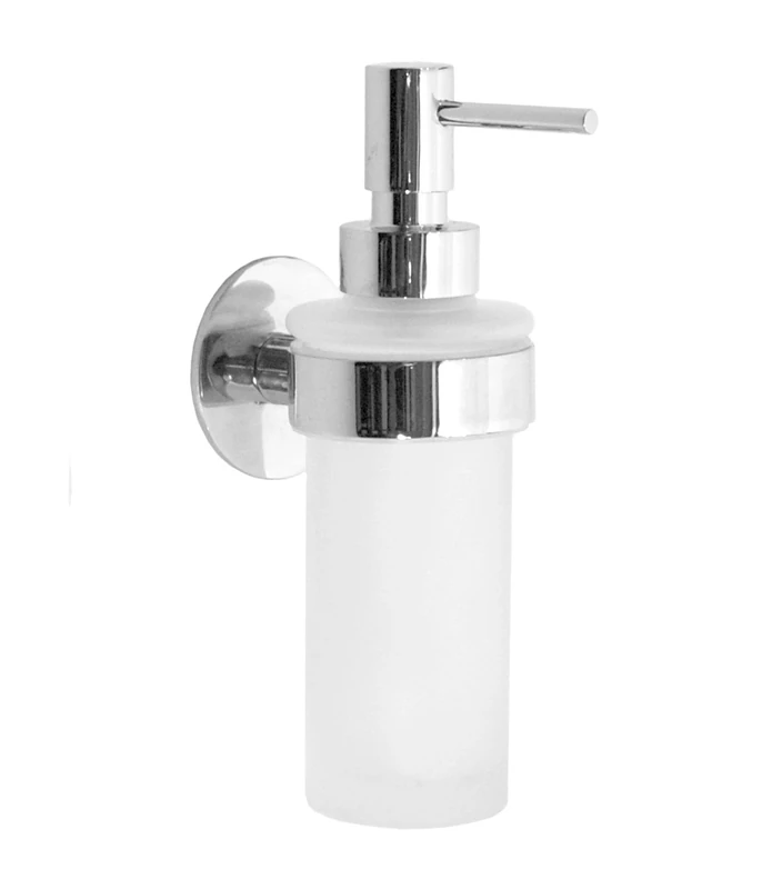 Smedbo Soap Dispenser Wallmount, Polished Chrome YK369 Time Holder, Silver, 6.5 x 8.3000000000000007 x 24 cm