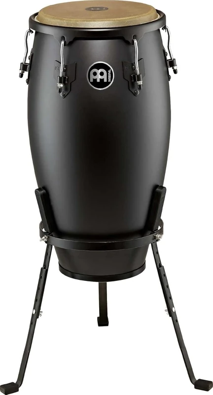 Meinl Percussion Headliner Designer Conga - Large Handdrum - With Buffalo Skin Head - Diameter 12 Inches - Siam Oak, Black (HC12PBK-M)