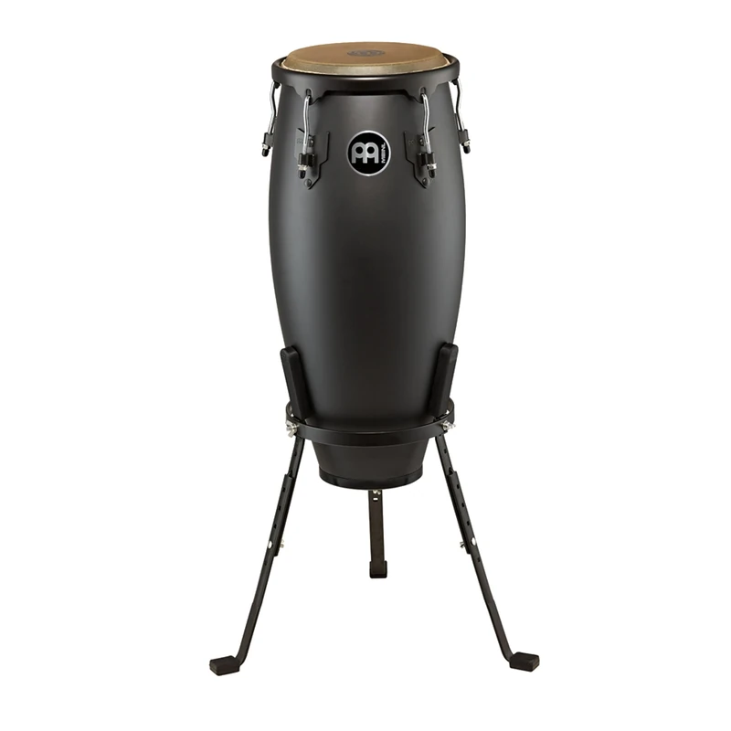 Meinl Percussion Headliner Designer Conga - Small Handdrum - With Buffalo Skin Head - Diameter 10 Inches - Siam Oak, Black (HC10PBK-M)