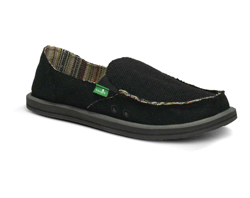 Sanuk Women's Donna Hemp, Black, 7 UK - Image 1