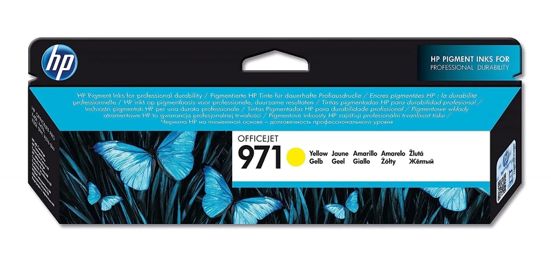 HP CN624AE 971 Original Ink Cartridge, Yellow, Single Pack