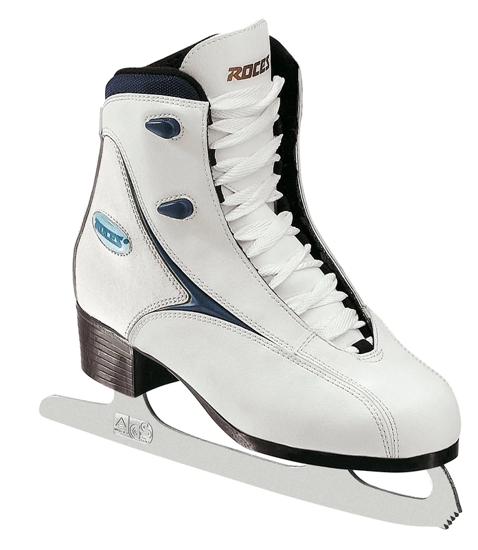 Roces RFG 1 Women's Ice Skates,Off-White (white / blue),12.5 UK(31EU)
