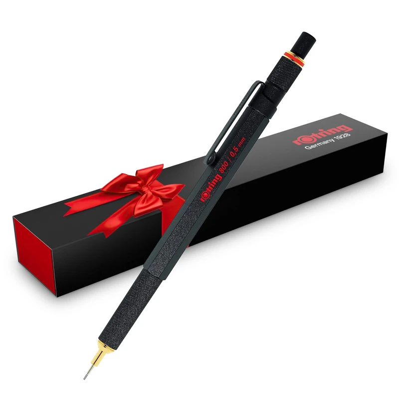 rOtring 800 Mechanical Pencil | 0.5 mm | Black Metal Barrel