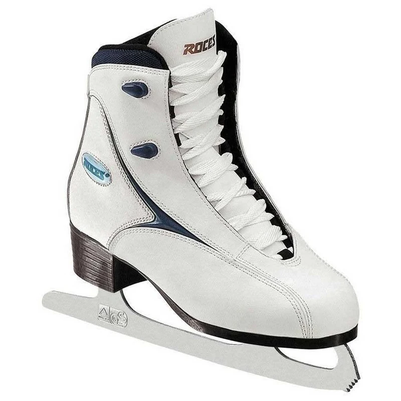 Roces RFG 1 Women's Ice Skates,Off-White (white / blue),1 UK(33EU)