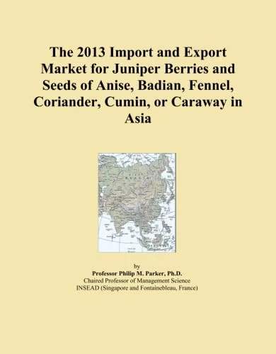 The 2013 Import and Export Market for Juniper Berries and Seeds of Anise, Badian, Fennel, Coriander, Cumin, or Caraway in Asia