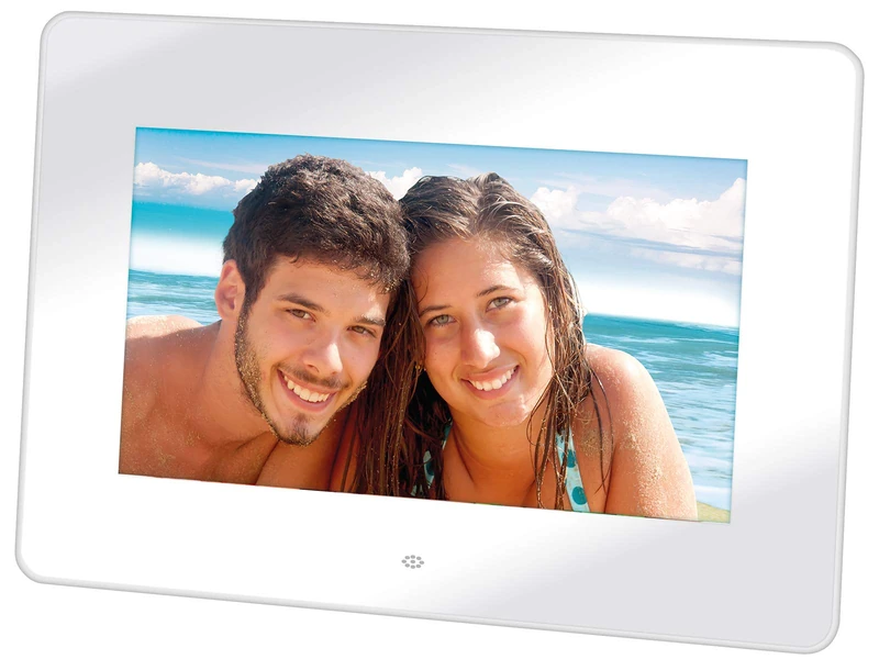 Trevi DPL 2210 7" White Digital Photo Frame - Digital Photo Frames (7 inches), 480 x 234 pixels, LED, 16:10, JPG, MMC,SD)