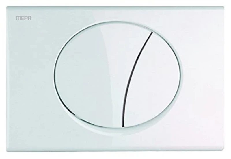 Mepa 420751 Rev.Plate Ellipse 2 m White, weiß