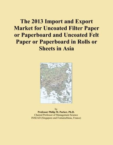 The 2013 Import and Export Market for Uncoated Filter Paper or Paperboard and Uncoated Felt Paper or Paperboard in Rolls or Sheets in Asia