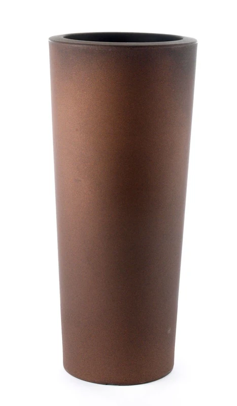 Teraplast Planter, 100% Plastic, Bronze, 90 cm