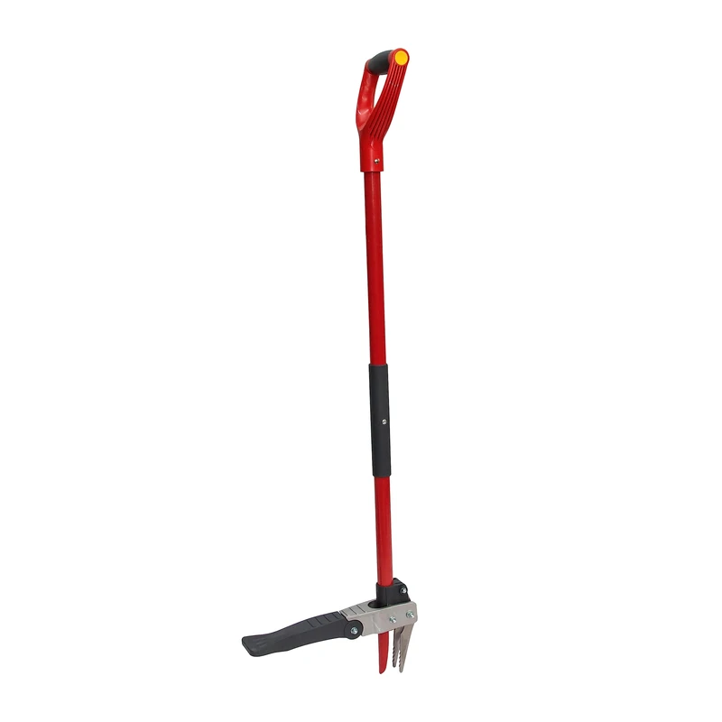 WOLF-Garten IWA Garden Weeder Lawn Care Weeding Tool, Red, 121x7.75x3.75 cm