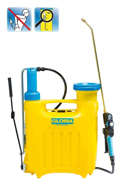 GLORIA Hobby 1200, 12 Litres Backpack Sprayer With Pressure Regulator