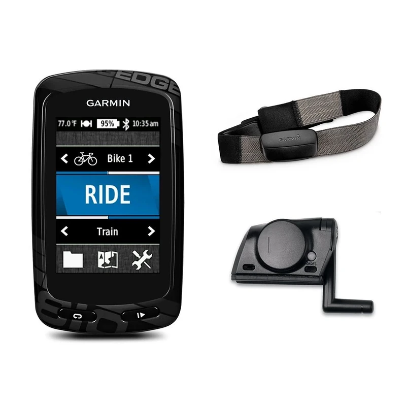 Garmin Edge 810 Touchscreen GPS Bike Computer with Heart Rate Monitor and Speed/Cadence Sensor
