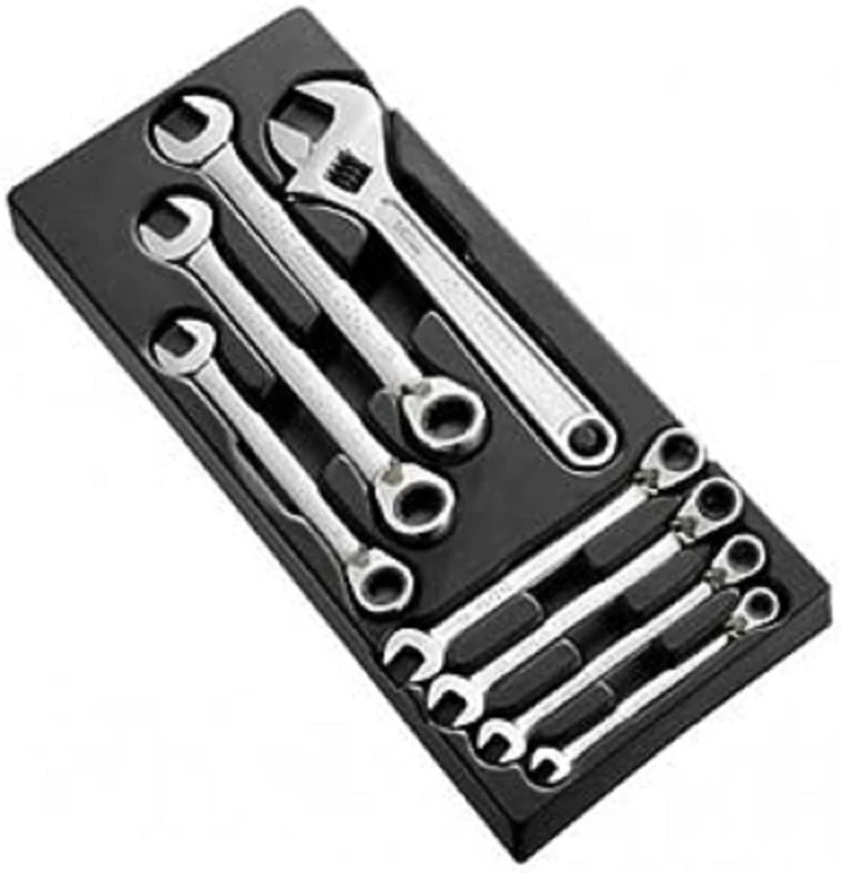 Britool E111100B Ratcheting Adjustable Wrench (7-Piece)