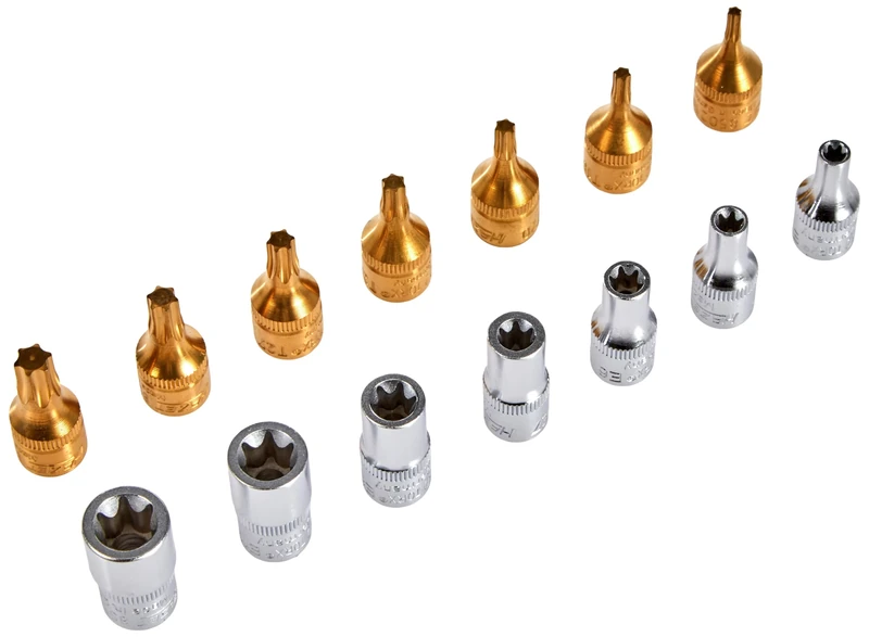 HAZET 163-251/14 Torx Profile Tool Set - CVD-TIN Coated