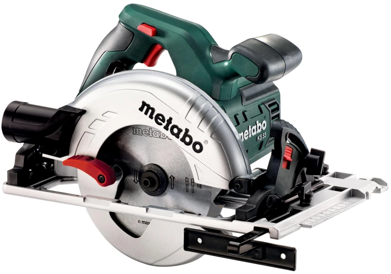Metabo 600955000 Sierra Circular para Madera KS 55 FS 1200W Profundidad de Corte máximo 55 mm