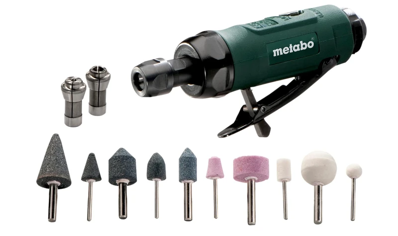 Metabo 604116500 DG 25 Set: Compressed Air Die Grinder Set