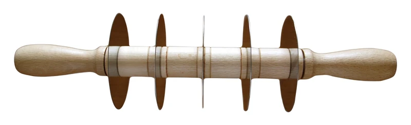 ELETTRO CENTER 990001 Dough Cutter with 5 Smooth Stainless Steel Blades