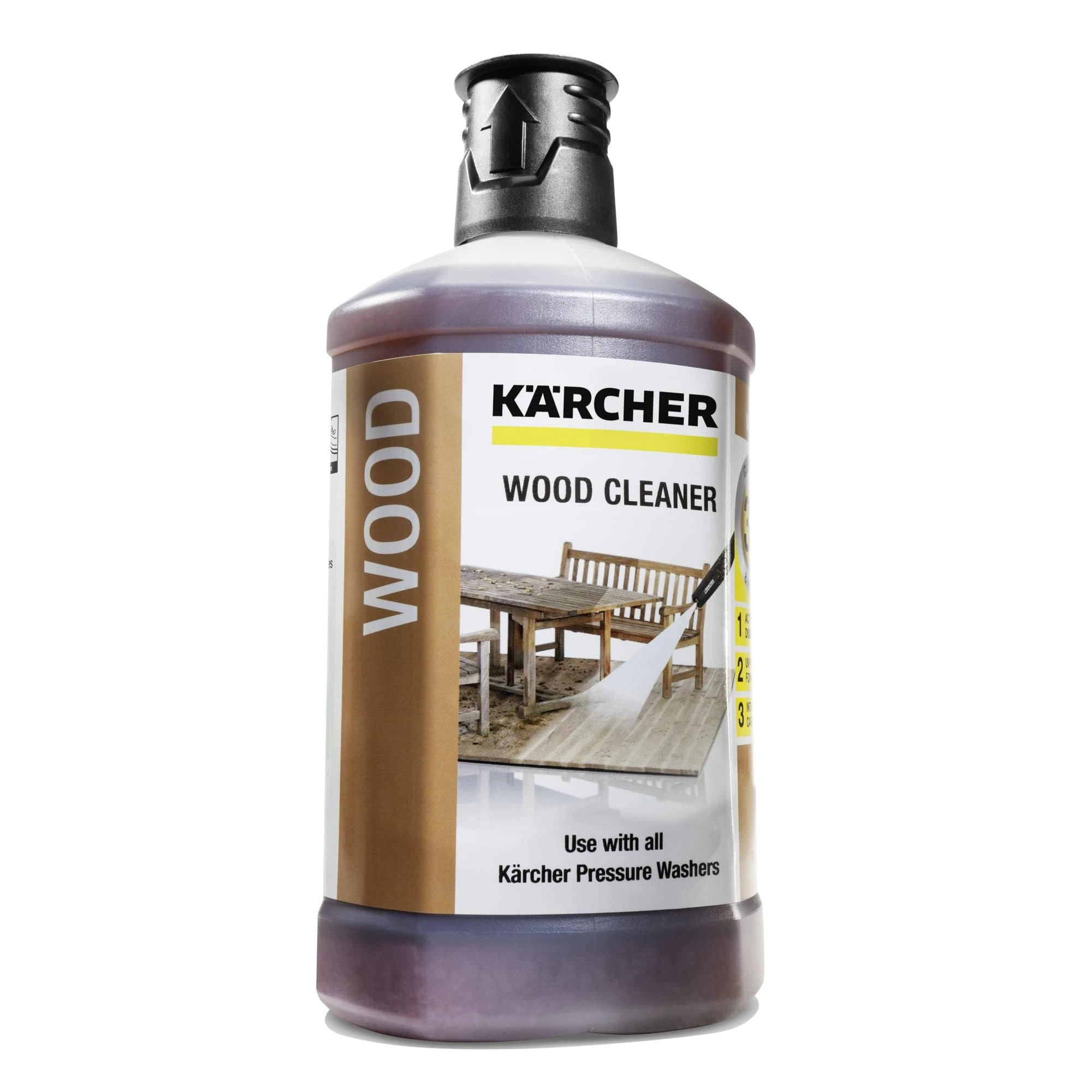 Kärcher 62957570 3-in-1 Wood Plug and Clean Pressure Washer Detergent, 6.295-757.0