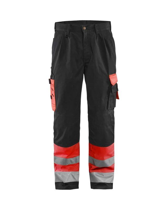 Blakläder 158418605599C50 Size C50 Cl.1 "High Vis" Trousers - Red/Black