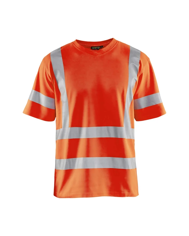 Blakläder 3380107053004XL Size 4X-Large Cl.3 "High Vis/UPF 50 Plus" T-Shirt - Orange