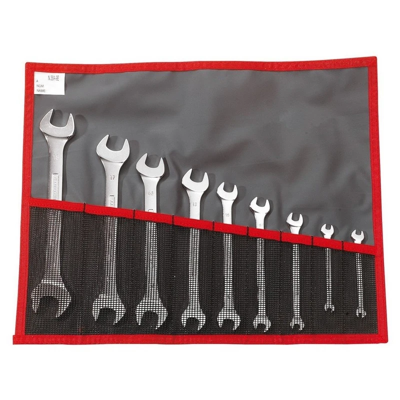 Facom 44 - Metric open ring wrench sets (9 Pieces)