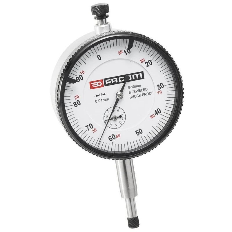 FACOM Mechanical Dial Gauge with Lever - 1 Piece - 812B.AC